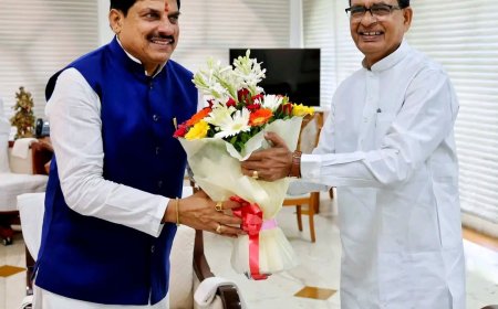 दतिया उपचुनाव के बीच CM मोहन यादव ने शिवराज सिंह चौहान से की मुलाकात, सियासी चर्चाएं तेज