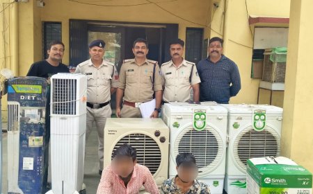 गोदाम चोरी का खुलासा: स्टेशन रोड पुलिस ने 2 आरोपियों को दबोचा, ₹55 हजार का सामान बरामद