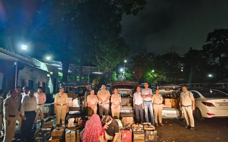 भोपाल आबकारी का बड़ा एक्शन: 552.75 बल्क लीटर अवैध शराब, 4 वाहन जब्त, राहुल यादव गिरफ्तार