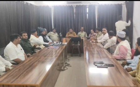 शहर काज़ी विवाद: SDM कार्यालय में दोनों पक्षों की बैठक, शांति बनाए रखने की अपील