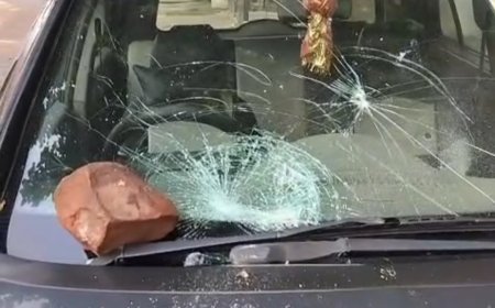 भोपाल में आधी रात उपद्रव: पत्रकार की कार समेत कई वाहनों के कांच फोड़े, CCTV में कैद हुए बदमाश
