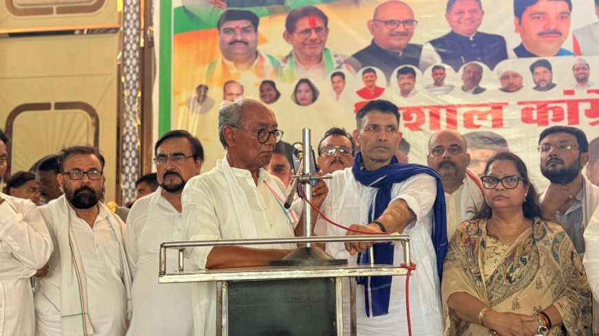 दतिया में कांग्रेस का शक्ति प्रदर्शन, जीतू पटवारी बोले- जनता फिर बचाएगी लोकतंत्र