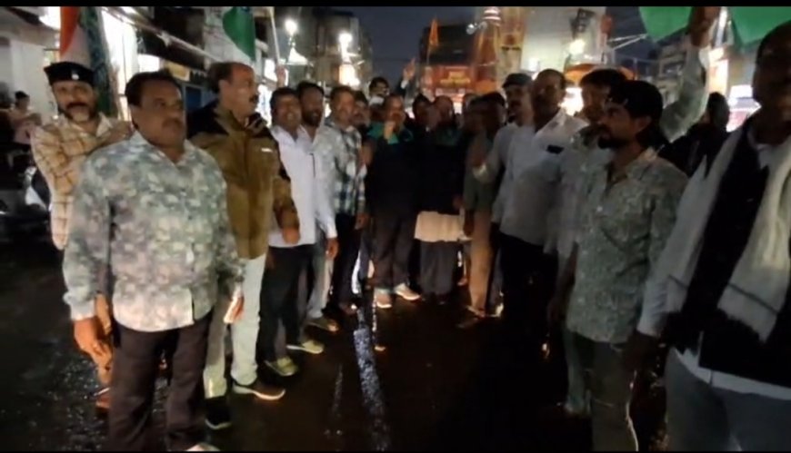 राहुल गांधी के समर्थन में कांग्रेस की विजय यात्रा, छात्रों के मुद्दों पर केंद्र सरकार को घेरा