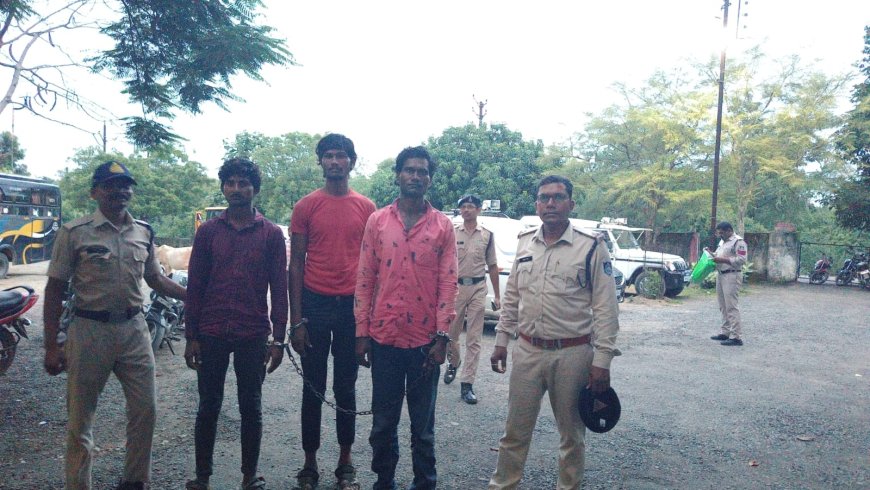 उचेहरा पुलिस की बड़ी कार्रवाई: बकरी चोरी गिरोह का पर्दाफाश, तीन आरोपी गिरफ्तार