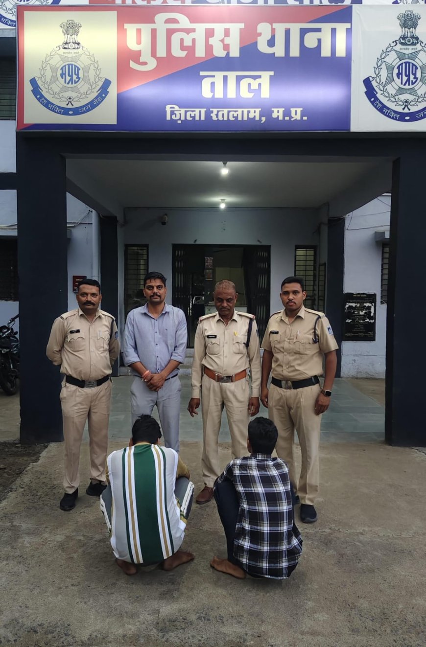 सोलर प्लांट से तांबे की केबल चोरी का खुलासा, प्लांट के ही दो सिक्योरिटी गार्ड गिरफ्तार