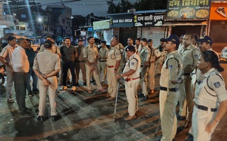 भोपाल में पुलिस की बड़ी कॉम्बिंग गश्त, 130 वारंटी गिरफ्तार; 75 स्थायी और 55 गिरफ्तारी वारंट तामील