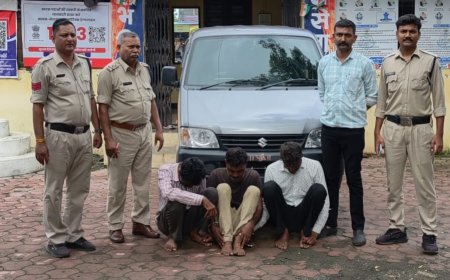 खेत-मकानों में लहसुन चोरी करने वाले गिरोह का पर्दाफाश, 3 आरोपी गिरफ्तार नामली पुलिस ने 8 कट्टे लहसुन और ईको वाहन समेत 4.15 लाख रुपये का माल किया जब्त