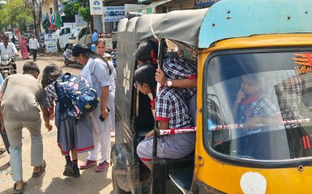 विदिशा में छात्राओं से भरे ओवरलोडेड ऑटो को रुकवाया, चालक को दी समझाइश