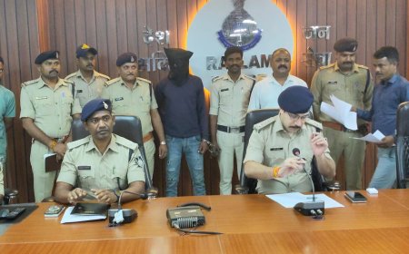 36 घंटे में बड़ावदा पुलिस ने सुलझाया अंधा कत्ल, आरोपी गिरफ्तार; चाकू बरामद