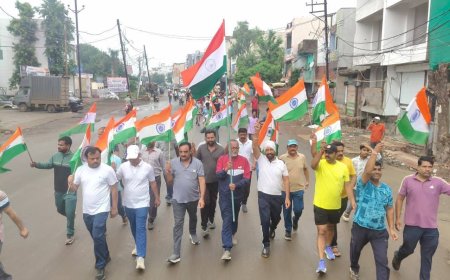 तिरंगों से सजा विदिशा, ‘हर घर तिरंगा’ रैली में दिखा राष्ट्रप्रेम का जोश