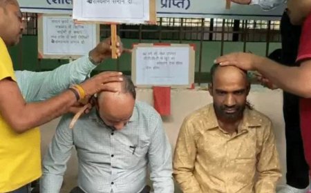 मध्यप्रदेश में कर्मचारी संगठनों का आंदोलन तेज, लिपिक संघ ने मंत्रालय के सामने किया प्रदर्शन