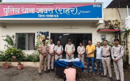 जावरा में नकबजनी का खुलासा: 3 आरोपी गिरफ्तार, 2.25 लाख के जेवर और 12 हजार नकद बरामद