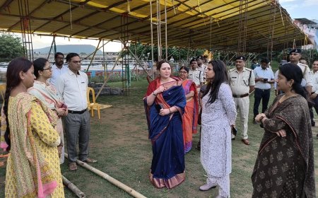 स्वतंत्रता दिवस की तैयारियों को लेकर एक्शन में मैहर कलेक्टर, स्टेडियम पहुंचकर व्यवस्थाओं का लिया जायजा