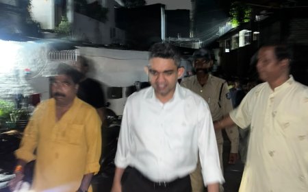 भोपाल में बारिश के बाद बाणगंगा की गलियों में जलभराव, कलेक्टर ने पैदल घूमकर लिया जायजा