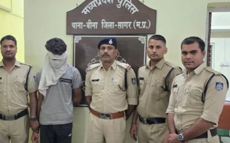 बीना में ज्वेलरी दुकान चोरी का खुलासा, दो आरोपी गिरफ्तार; 400 ग्राम चांदी के जेवर बरामद