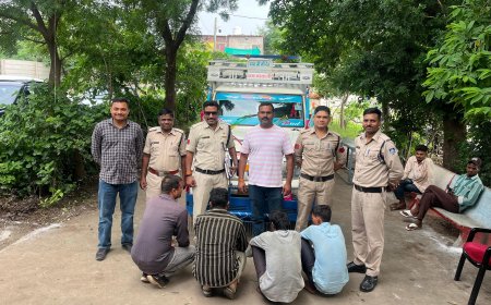 रावटी पुलिस की बड़ी कार्रवाई: बिजली तार चोरी गिरोह का पर्दाफाश, 4 आरोपी गिरफ्तार