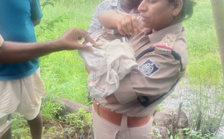 कुएं के पास लावारिस मिला नवजात, रायपुरिया पुलिस ने पहुंचाया अस्पताल