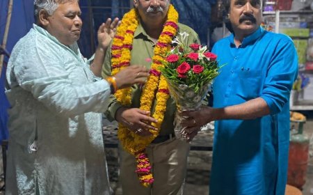 विट्ठल मार्केट 40 दुकान व्यापारी कल्याण समिति की नई कार्यकारिणी का स्वागत