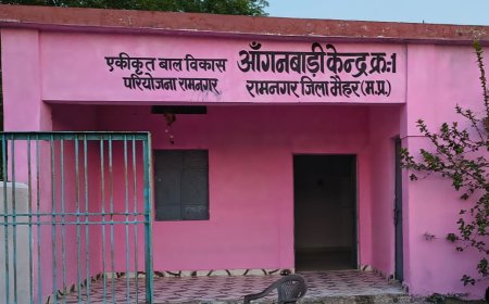 मैहर की 112 आंगनवाड़ियां बनीं डिजिटल, टीवी और खेल सामग्री से हुईं सुसज्जित