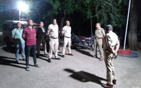 रतलाम पुलिस की कांबिंग गश्त में बड़ी कार्रवाई, 124 वारंटी गिरफ्तार