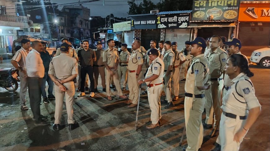 भोपाल में पुलिस की बड़ी कॉम्बिंग गश्त, 130 वारंटी गिरफ्तार; 75 स्थायी और 55 गिरफ्तारी वारंट तामील