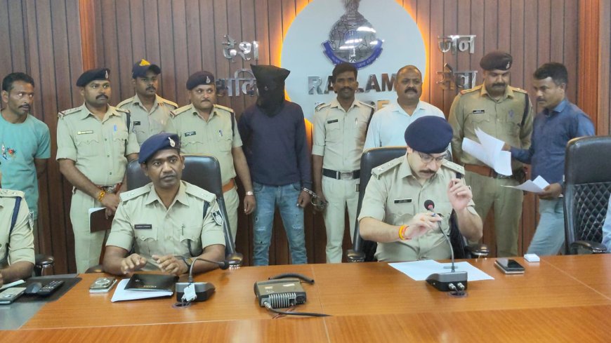 36 घंटे में बड़ावदा पुलिस ने सुलझाया अंधा कत्ल, आरोपी गिरफ्तार; चाकू बरामद