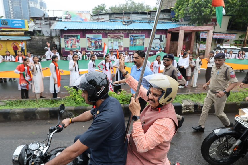 भोपाल में बारिश के बीच निकली तिरंगा यात्रा, CM मोहन यादव ने किया शुभारंभ; युवाओं ने लिया देशसेवा का संकल्प
