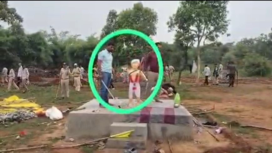 मैहर में भगवान बिरसा मुंडा की प्रतिमा को लेकर विवाद, प्रशासन के दावे पर वायरल वीडियो ने उठाए सवाल