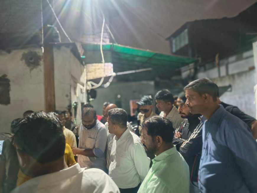 भोपाल में बारिश के बाद बाणगंगा की गलियों में जलभराव, कलेक्टर ने पैदल घूमकर लिया जायजा