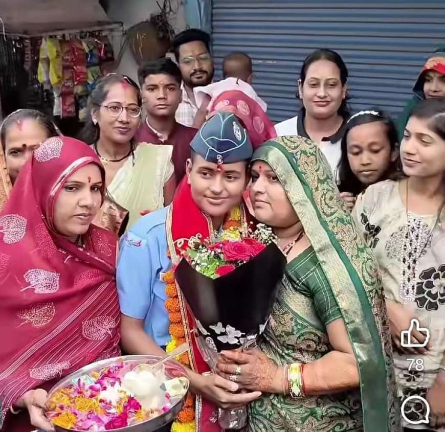 इंडियन एयरफोर्स में प्रशिक्षण पूरा कर गांव लौटीं सुहानी कुशवाह, ग्रामीणों ने किया भव्य स्वागत