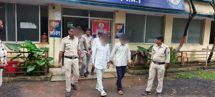 सैलाना पुलिस की नशे के खिलाफ बड़ी कार्रवाई, 1.5 किलो गांजा के साथ 3 आरोपी गिरफ्तार