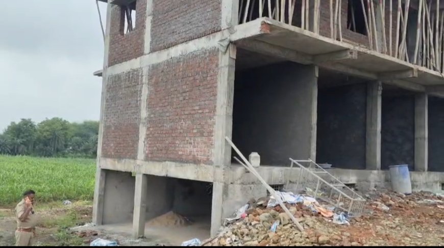 ढोढर में निर्माणाधीन मकान के तलघर में महिला-पुरुष के शव, सुसाइड नोट भी मिला