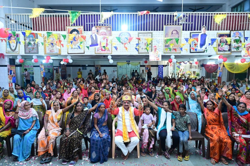रक्षाबंधन पर सांसद आलोक शर्मा को बहनों ने बांधी जनकल्याणकारी योजनाओं वाली राखी