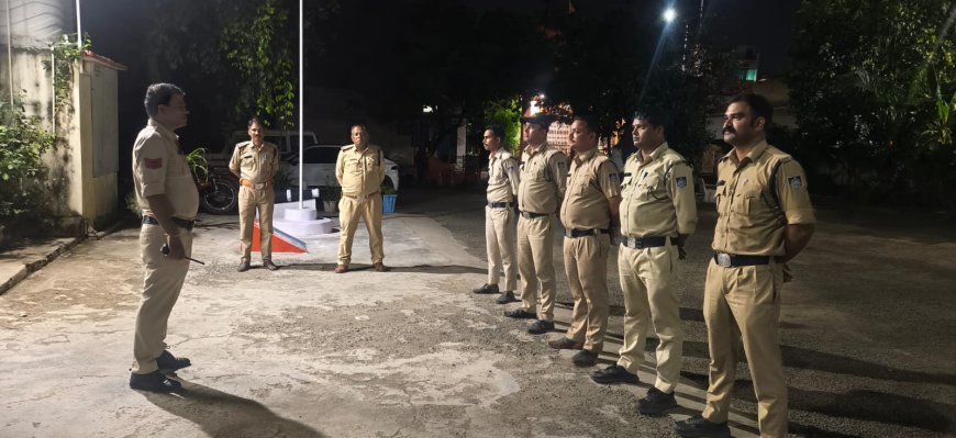 रतलाम पुलिस की कांबिंग गश्त में बड़ी कार्रवाई, 124 वारंटी गिरफ्तार