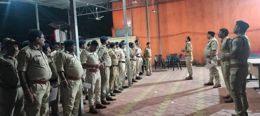 रतलाम पुलिस की कांबिंग गश्त में बड़ी कार्रवाई, 124 वारंटी गिरफ्तार