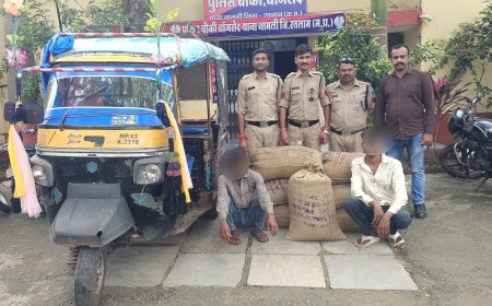 खेत के मकान से चोरी 7 बोरी सोयाबीन 3 दिन में बरामद, दो आरोपी गिरफ्तार