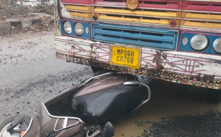 भोपाल में तेज रफ्तार ट्रक की टक्कर से सुपरवाइजर की मौत