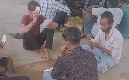 गणेश मंदिर में जुआरियों का वीडियो वायरल