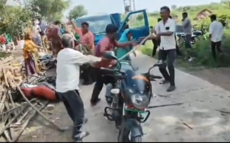 पीरहिंगोरिया में मारपीट का वीडियो वायरल, सरपंच प्रतिनिधि ने बताई घटना की हकीकत; पुलिस ने दर्ज किया क्रॉस केस