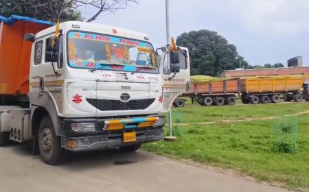 कोयले के अवैध परिवहन में 5 टेलर जप्त