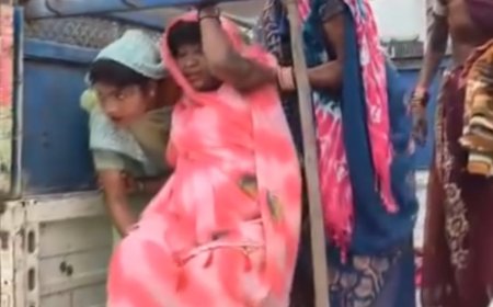 एंबुलेंस का इंतजार करती रही प्रसूता,  पिकअप बनी सहारा; अस्पताल के गेट पर भी नहीं मिले कर्मचारी