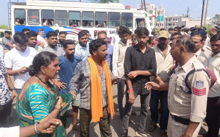 पुलिस ने घायल पर ही बना दिया प्रकरण, विरोध में चक्काजाम