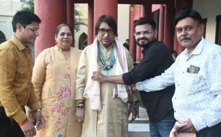 एंजल म्यूजिकल ग्रुप ने संगीतकार दिलीप सेन को किया सम्मानित