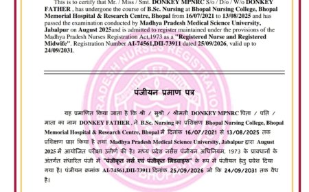 गधे के नाम पर भी जारी हुआ नर्सिंग सर्टिफिकेट