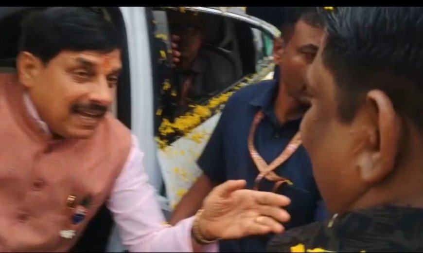 शिक्षक अभ्यर्थियों ने रोका मोहन- शिव का काफिला