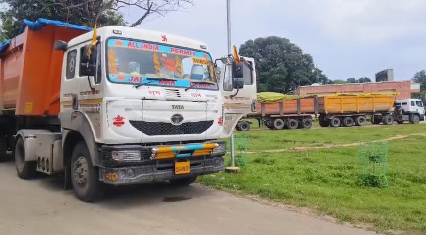 कोयले के अवैध परिवहन में 5 टेलर जप्त