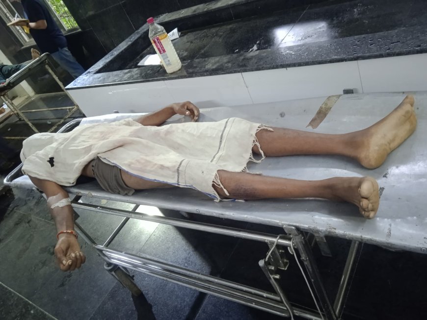 अज्ञात वाहन से ठोकर से दो की मौत,दो घायल