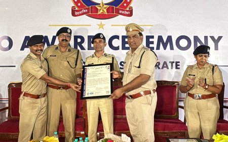 भोपाल के चार थानों को मिला ISO-9001:2015 सर्टिफिकेट, पुलिस कमिश्नर ने स्टाफ को दी बधाई