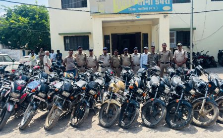 20 दिनों में 110 चोरी के वाहन बरामद, मध्यप्रदेश पुलिस की बड़ी कार्रवाई