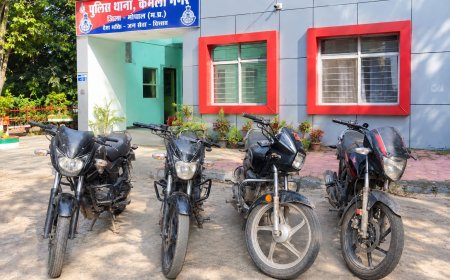 भोपाल में वाहन चोरी की वारदातों का खुलासा, 4 मोटरसाइकिलें बरामद